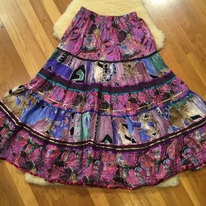 Vintage Carefree Fashions colorful skirt